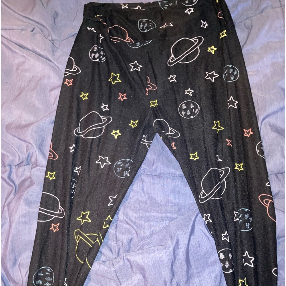 Leggings space theme